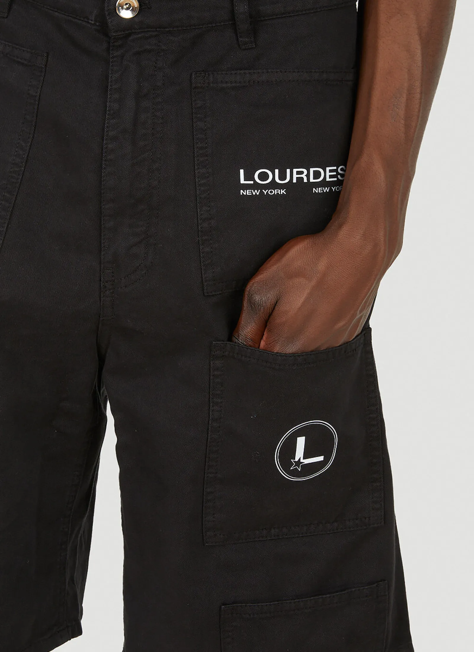 Men Lourdes Shorts^Logo Print Cargo Shorts