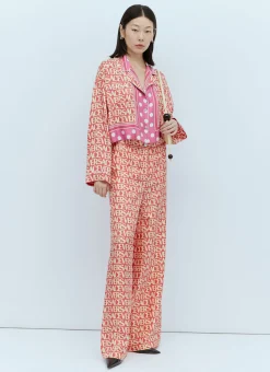 Logo Print Cropped Shirt>Versace Best