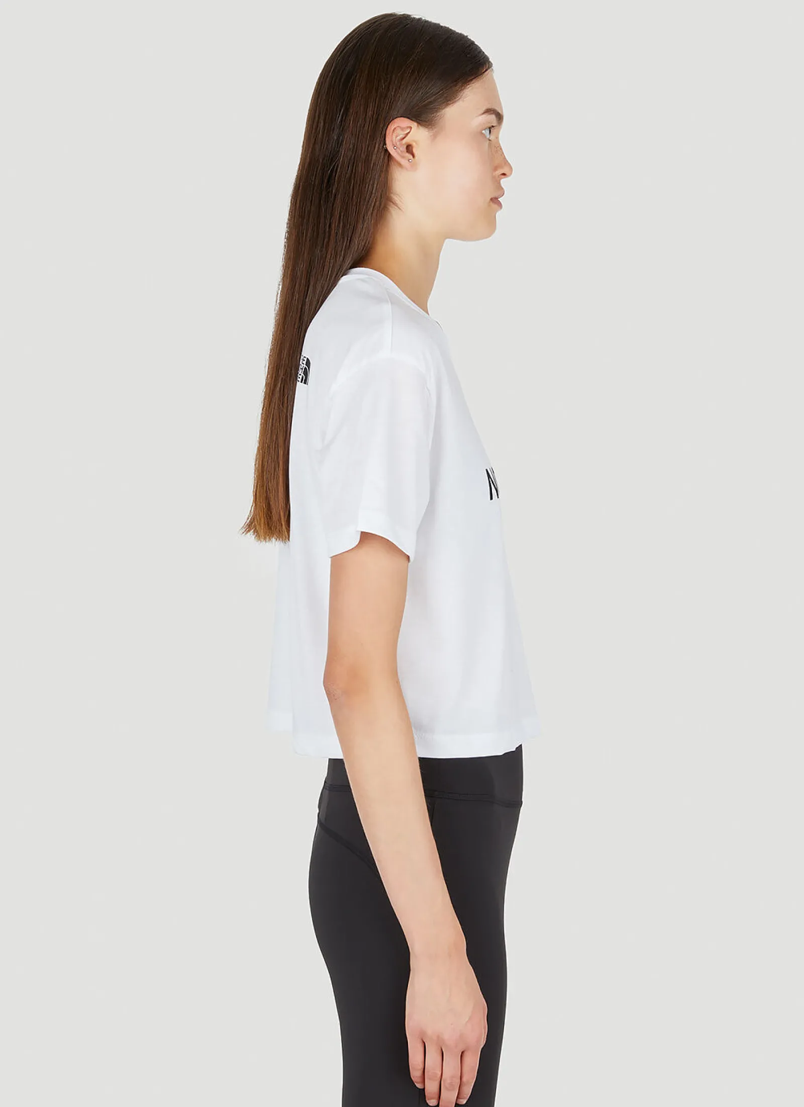Logo Print Cropped T-Shirt>The North Face Discount