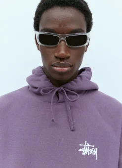 Men Stüssy Sweatshirts^Logo Print Hooded Sweatshirt