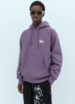Men Stüssy Sweatshirts^Logo Print Hooded Sweatshirt