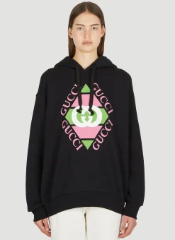 Logo Print Hooded Sweatshirt>Gucci Online
