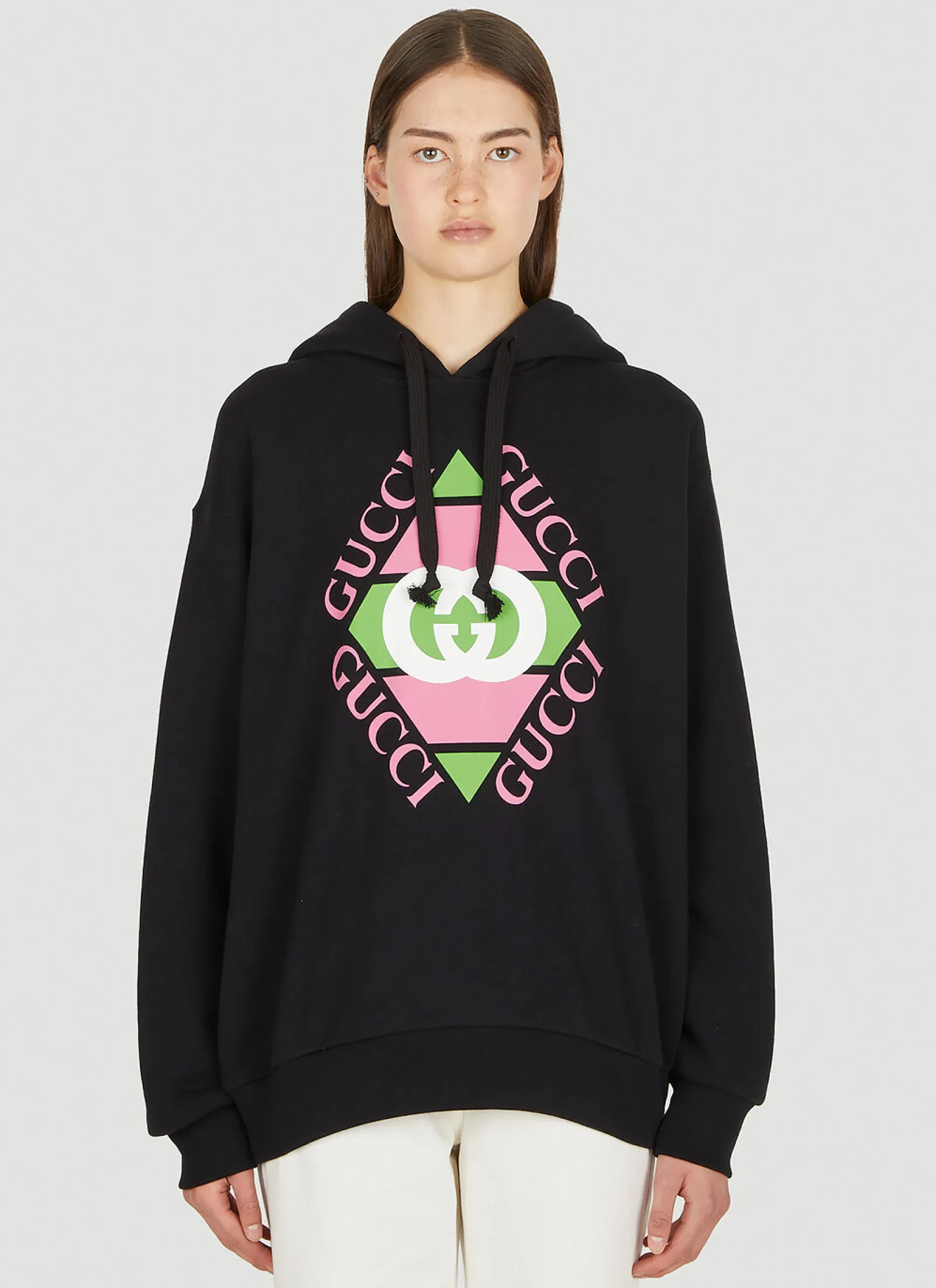 Logo Print Hooded Sweatshirt>Gucci Online