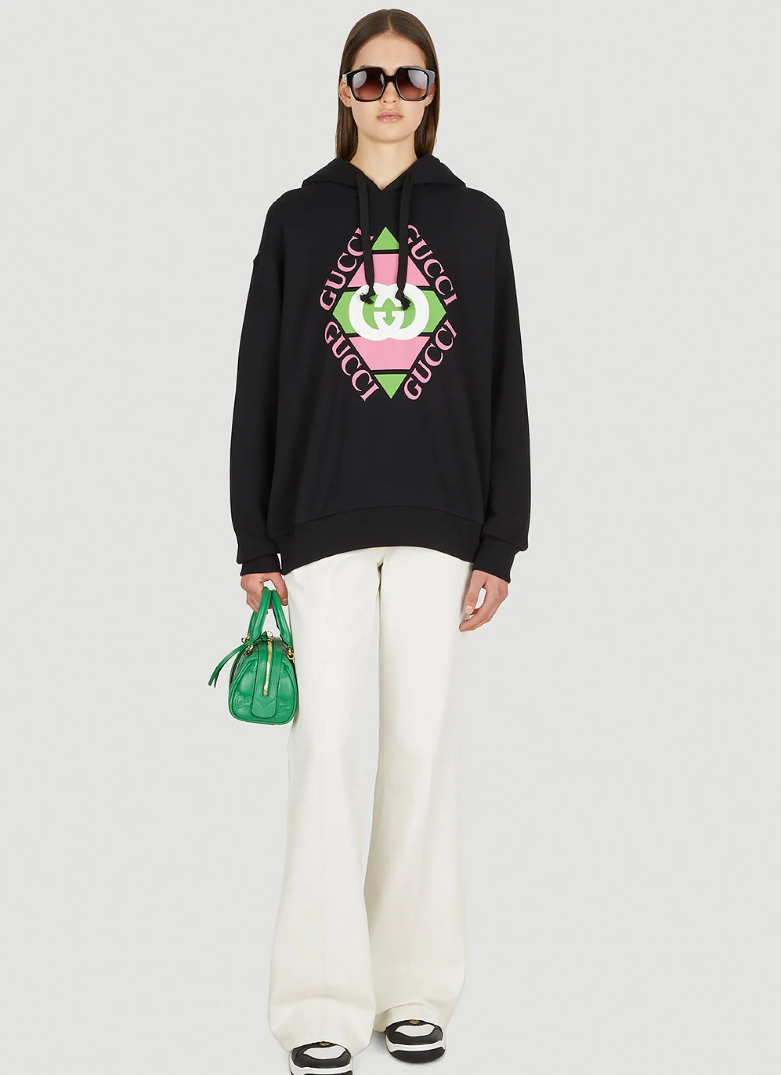 Logo Print Hooded Sweatshirt>Gucci Online