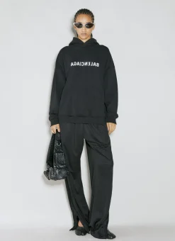 Logo Print Hooded Sweatshirt>Balenciaga Sale