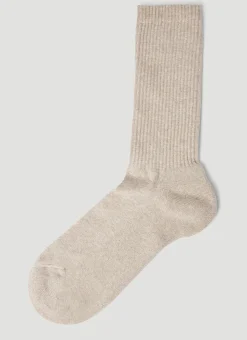 Men Jacquemus Socks^Logo Print Knit Socks