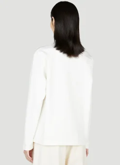 Logo Print Long Sleeve T-Shirt></noscript>Jil Sander Online