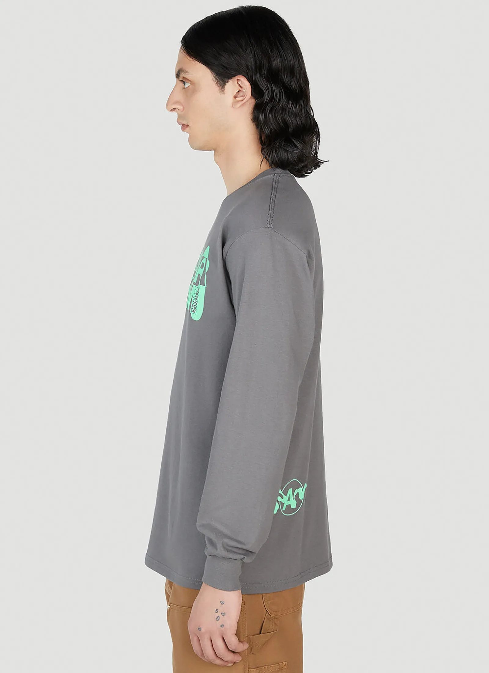Logo Print Long Sleeve T-Shirt>Boiler Room x P.A.M. Online