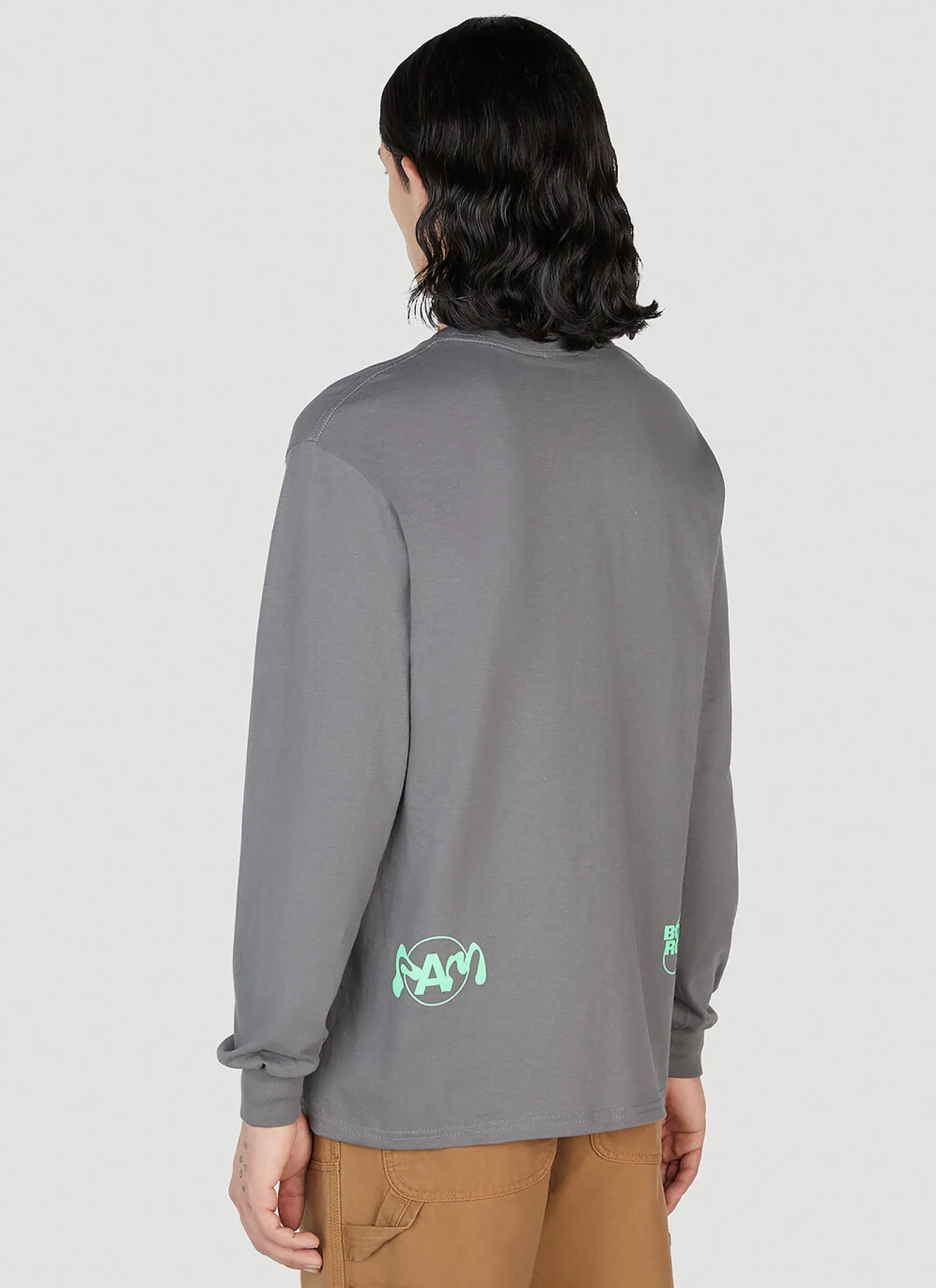 Logo Print Long Sleeve T-Shirt>Boiler Room x P.A.M. Online