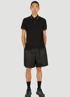 Men Moncler Polo Shirts^Logo Print Polo Shirt