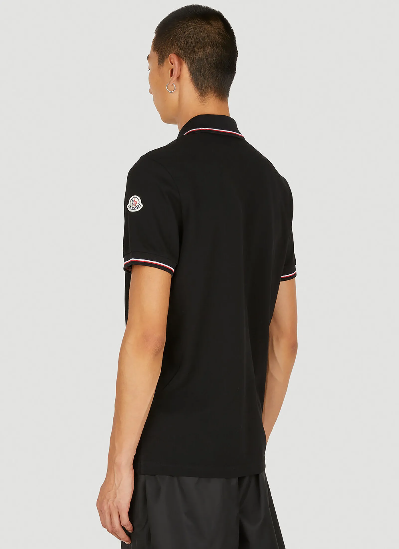 Men Moncler Polo Shirts^Logo Print Polo Shirt