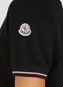 Men Moncler Polo Shirts^Logo Print Polo Shirt