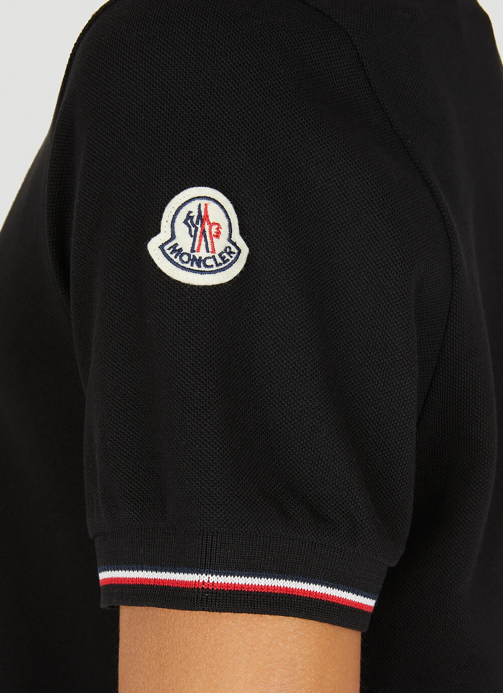 Men Moncler Polo Shirts^Logo Print Polo Shirt