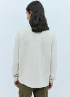 Men Stone Island Sweatshirts^Logo Print Sweatshirt