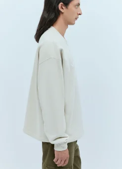 Men Stone Island Sweatshirts^Logo Print Sweatshirt