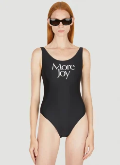 Logo Print Swimsuit>More Joy Hot