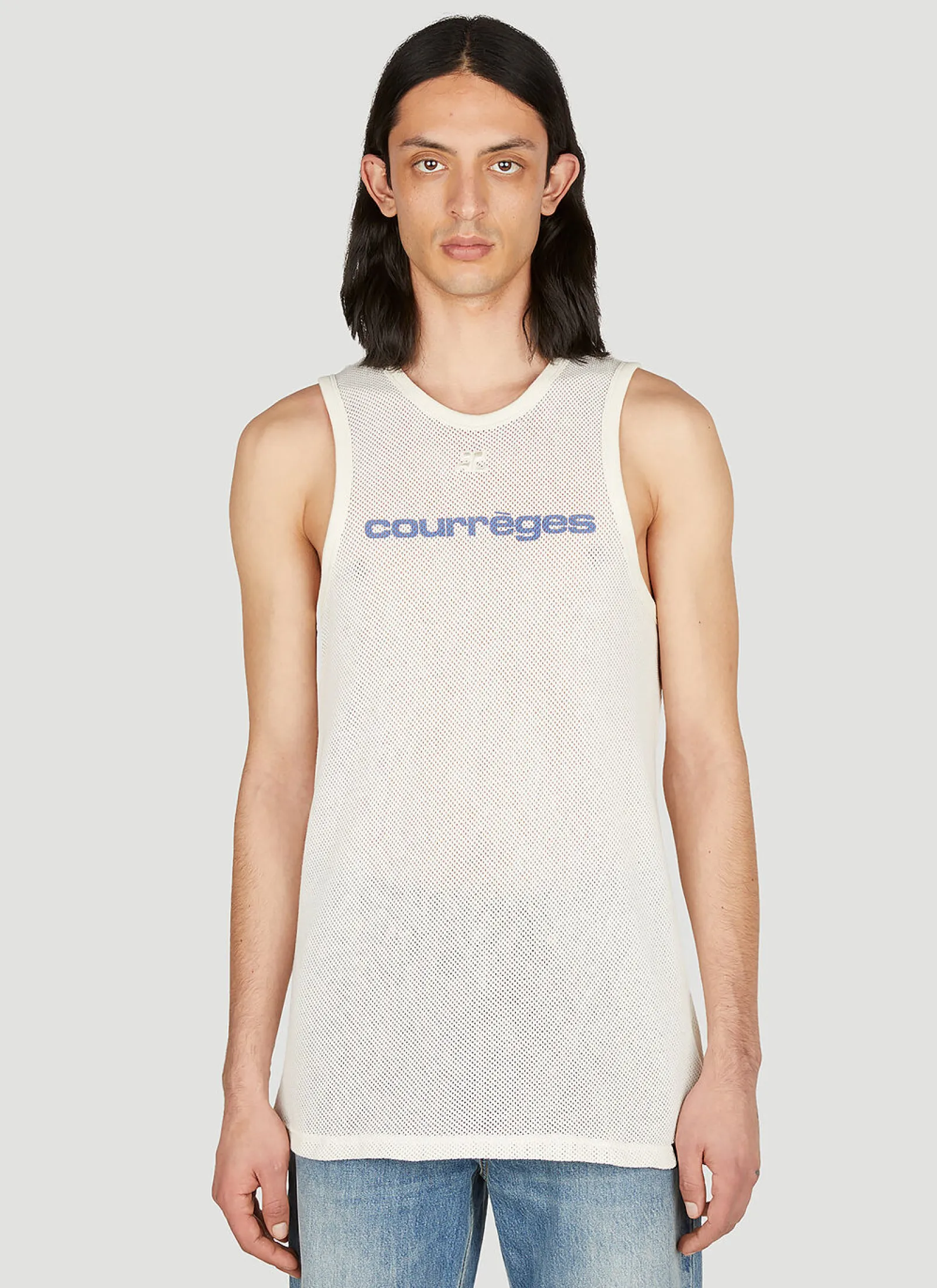 Men Courrèges Tops^Logo Print Tank Top
