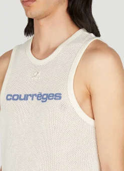 Men Courrèges Tops^Logo Print Tank Top