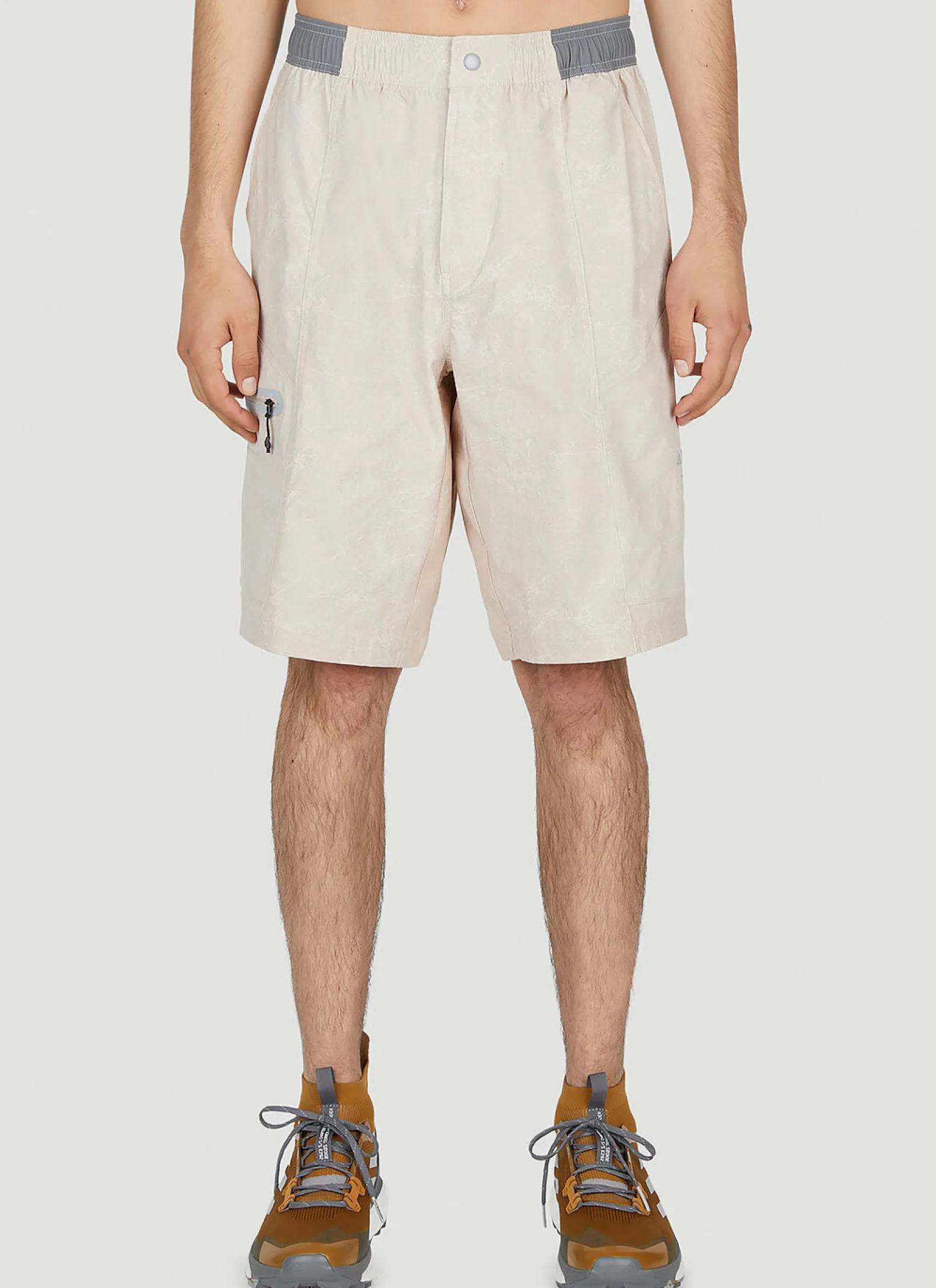 Men adidas Terrex x And Wander Shorts^Logo Print Technical Shorts