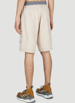 Men adidas Terrex x And Wander Shorts^Logo Print Technical Shorts