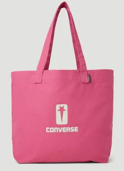 Logo Print Tote Bag>Rick Owens DRKSHDW x Converse Outlet
