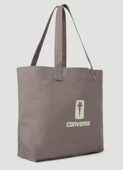 Logo Print Tote Bag></noscript>Rick Owens DRKSHDW x Converse