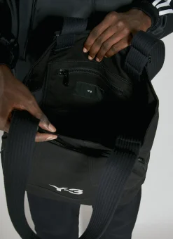 Men Y-3 Tote Bags^Logo Print Tote Bag