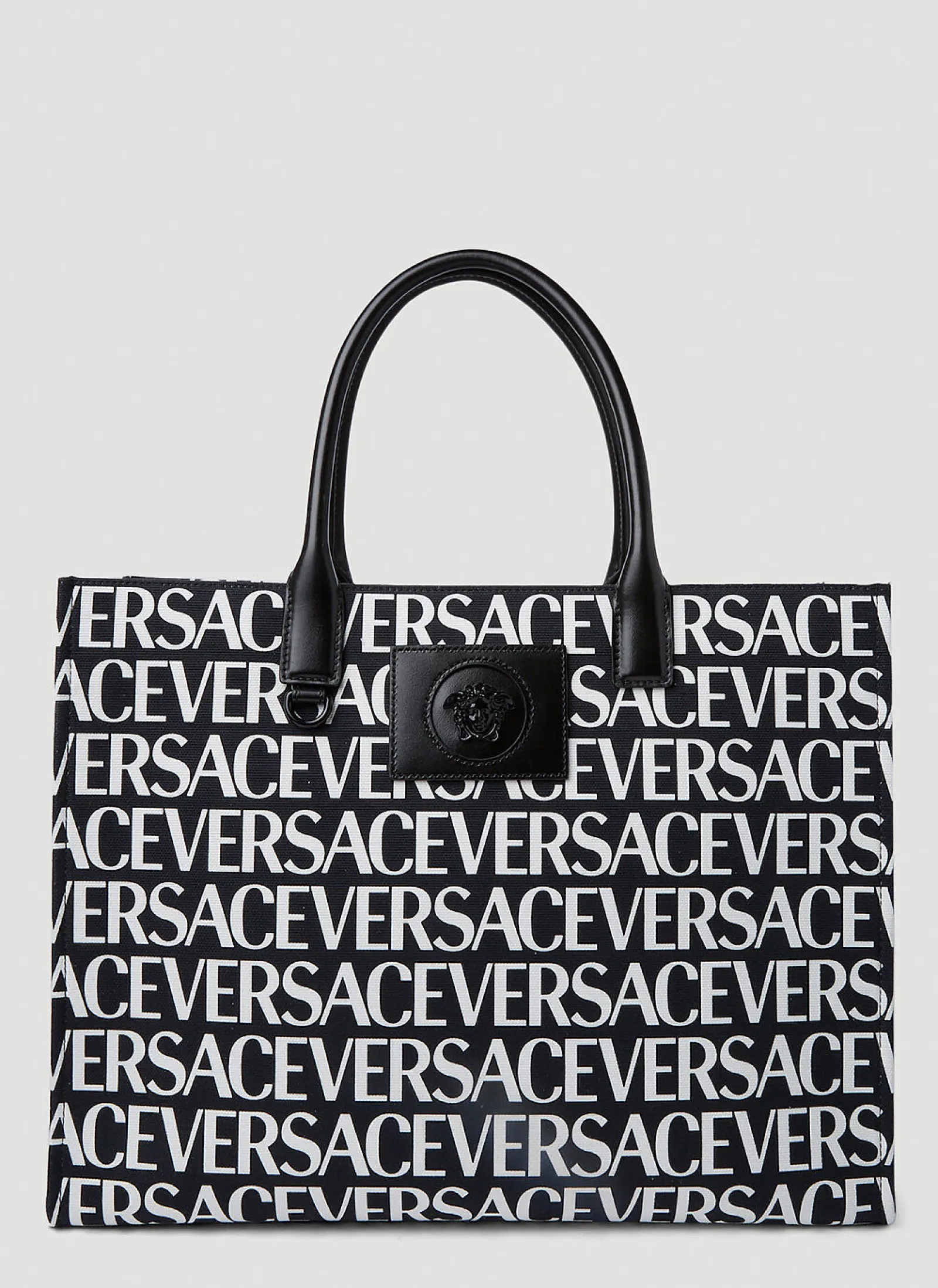 Logo Print Tote Bag>Versace Hot