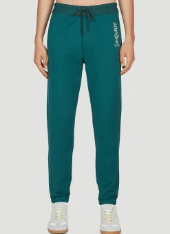 Men Saint Laurent Track Pants^Logo Print Track Pants