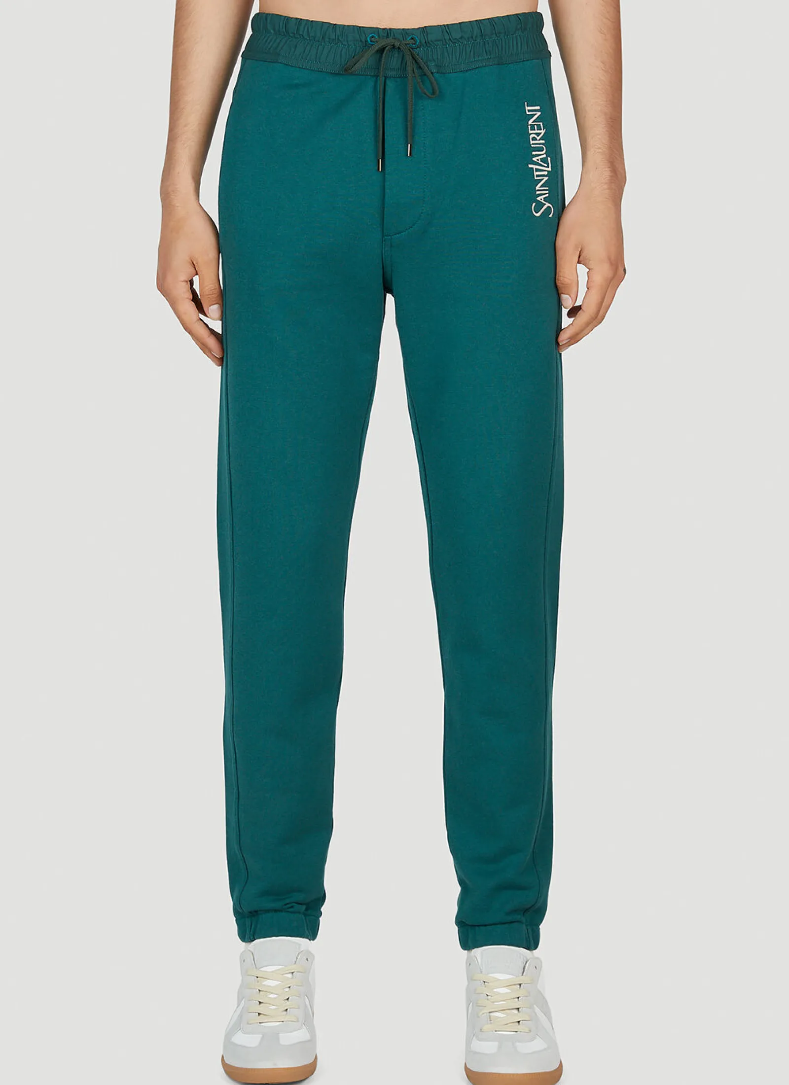 Men Saint Laurent Track Pants^Logo Print Track Pants