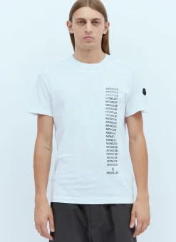 Men Moncler T-Shirts^Logo Print T-Shirt