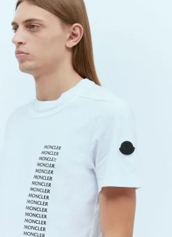 Men Moncler T-Shirts^Logo Print T-Shirt