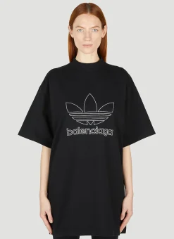 Logo Print T-Shirt>Balenciaga x adidas Online