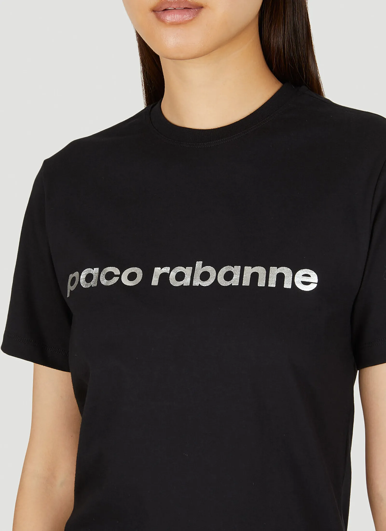 Logo Print T-Shirt>Paco Rabanne Online