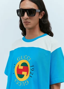 Men Gucci T-Shirts^Logo Print T-Shirt