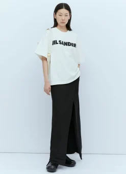 Logo Print T-Shirt>Jil Sander Outlet