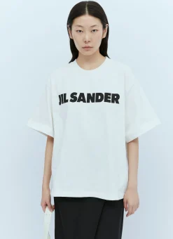 Logo Print T-Shirt>Jil Sander Outlet