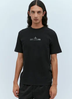 Men Stone Island T-Shirts^Logo Print T-Shirt