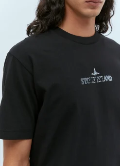 Men Stone Island T-Shirts^Logo Print T-Shirt