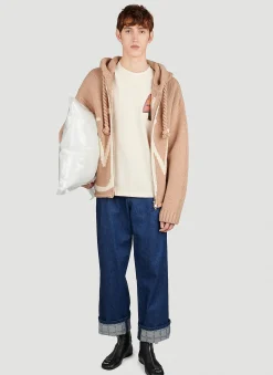 Men JW Anderson Jeans^Logo Print Turn-Up-Hem Denim Jeans