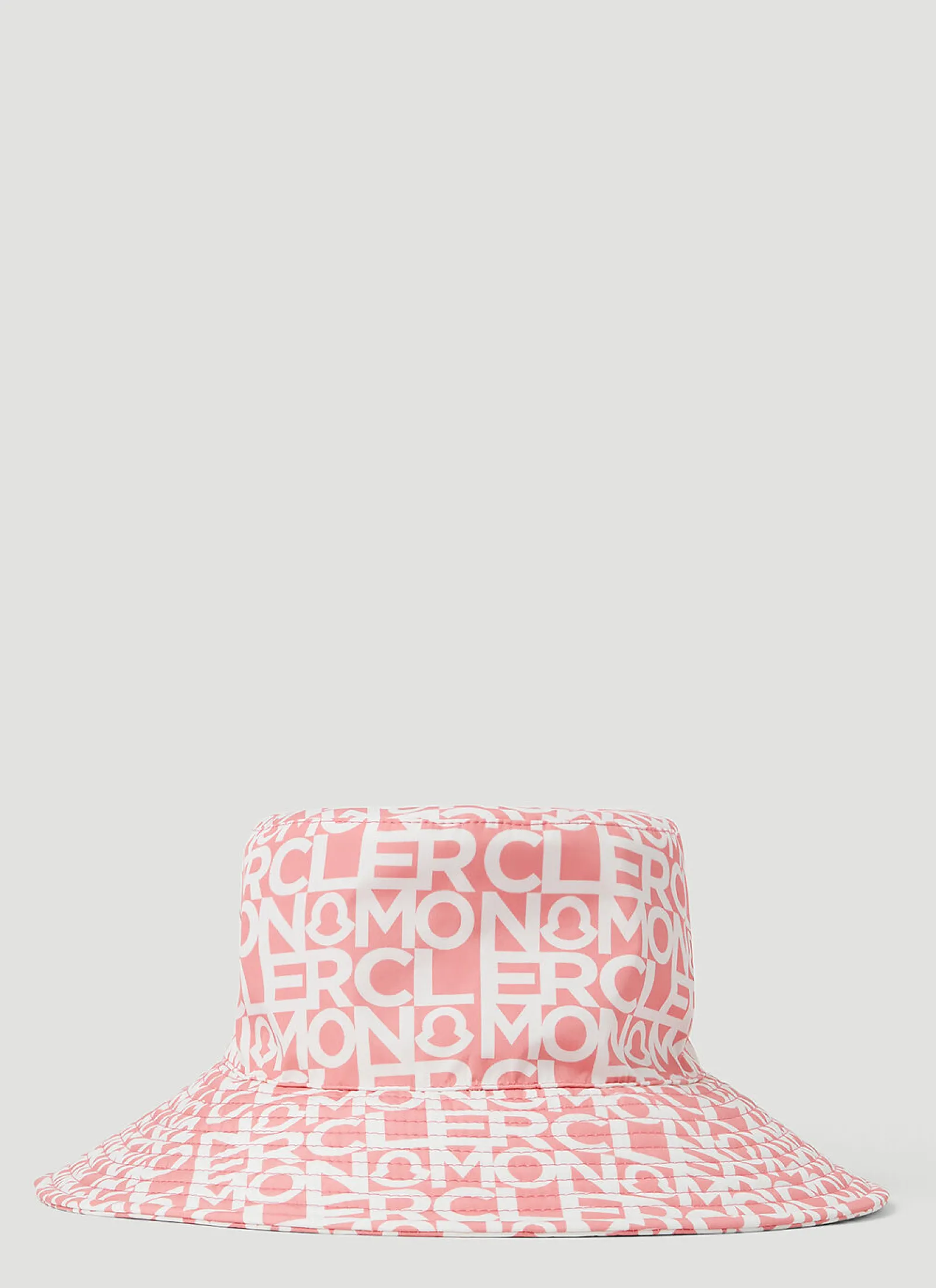 Men Moncler Hats^Logo Print Wide Brim Hat