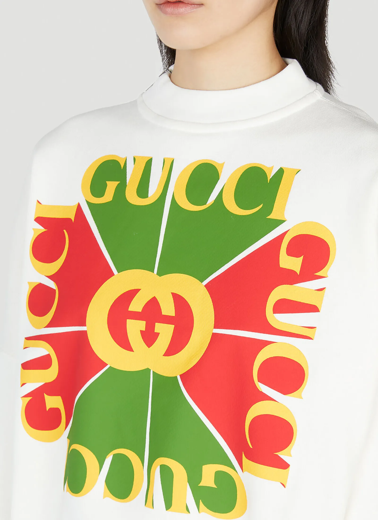 Logo Printed Sweatshirt>Gucci Hot