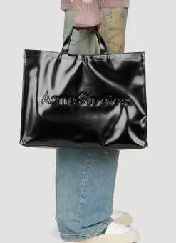 Men Acne Studios Tote Bags^Logo Shopper Tote Bag