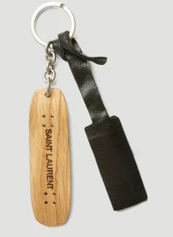 Men Saint Laurent Keyrings^Logo Skate Keyring