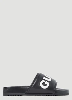 Men Gucci Slides^Logo Slides