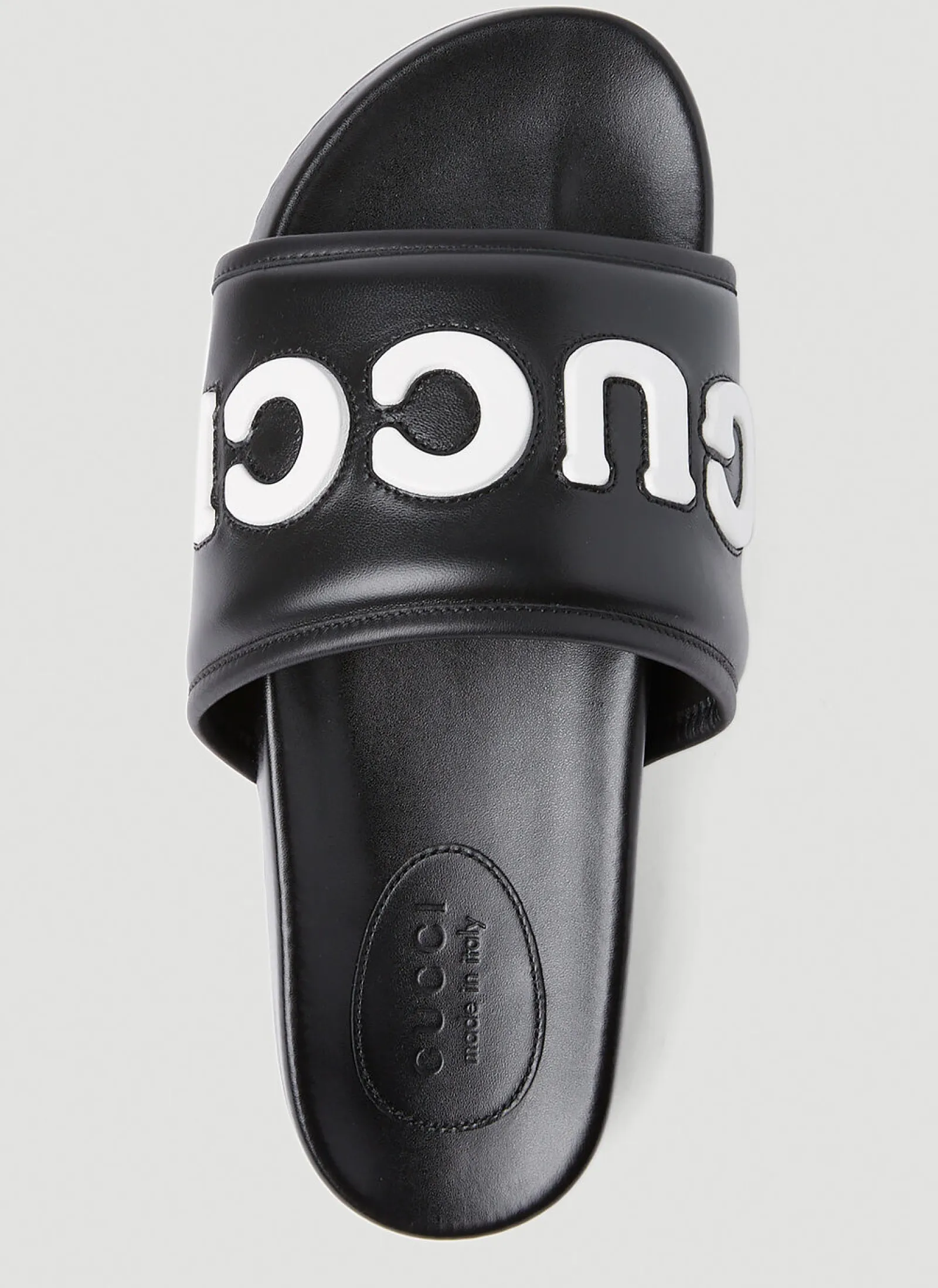 Men Gucci Slides^Logo Slides