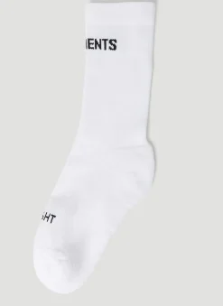 Men VETEMENTS Socks^Logo Socks