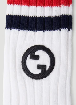 Men Gucci Socks^Logo Socks