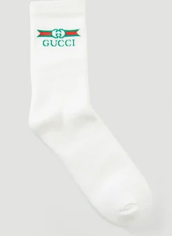 Men Gucci Socks^Logo Socks