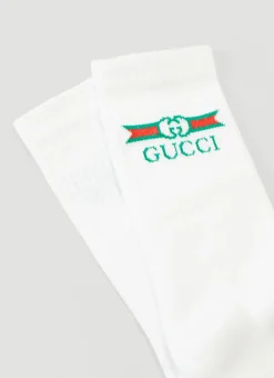 Men Gucci Socks^Logo Socks